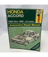 Haynes Honda Accord 1984-1989 All Models Automotive Repair Manual - $15.07 CAD