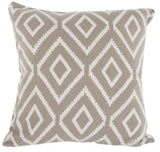 Cotton Cashmere-Like Pillow, Brown - £48.52 GBP