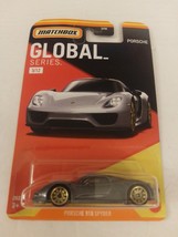 Matchbox 2022 Global Series 05/12 Dark Silver Porsche 918 Spyder Mint On Card - £14.17 GBP