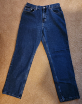 Ann Taylor Loft Mom Jeans Classic Fit Sz 10P Blue Denim Medium Wash 100% Cotton - £11.67 GBP