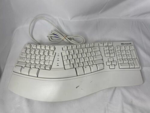 Microsoft Ergonomic Keyboard Vintage Natural Elite - £26.59 GBP