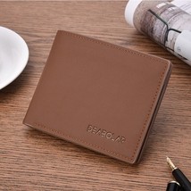 Transverse Men Wallets 2019 Vintage Solid Short Coin Purse Multi-Functional Card - £47.68 GBP