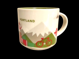 Starbucks PORTLAND You Are Here Coffee Mug Cathedral City Park St. Johns... - $18.80