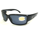Costa Sunglasses Caballito CL 11 Polished Black Wrap Frames Gray 580P Le... - $88.61