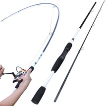 Sougayilang 2 Sections   Spinning/Casting Fishing Rod 1.75m 1.98m Ultralight Wei - £66.58 GBP