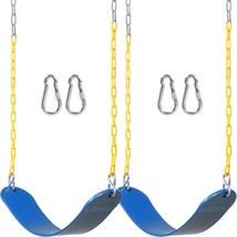 Decorlife 2-Pack Swing Seat For Outdoor Swing Set, Blue, Supports 330 Lb, Kids&#39; - £40.20 GBP