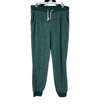 Members Mark Women&#39;s Reverse Fleece Jogger Pants Size L Green - £14.76 GBP