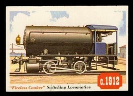 1955 Rails & Sails TOPPS Trading Card #49 Fireless Cooker Switching Locomotive - $8.84