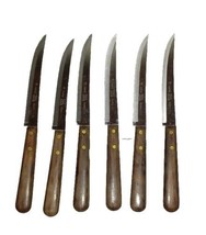  Set of 6 Vintage  Imperial Veri Sharp Stainless Steel USA Knife - $29.99