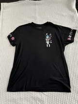 Fresh Laundry Girl&#39;s Gaze Anime Black Short Sleeve T Shirt size Large - £11.67 GBP