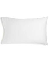Oake Cotton Tencel Solid 300-Thread Count King Pillowcase Pair,White - £43.65 GBP