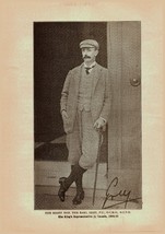 Antique 1910 Print The Life Of King Edward VII and Career of King George... - $20.75
