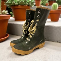 Vintage Steel Shank Insulated Green Boots Steel Shank  Mens 7 Women&#39;s 9 ... - $645.69 MXN