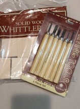 Wood carving knives set, 10 PC Basswood &amp; 6 Piece Tools - $16.82