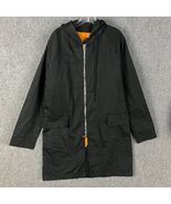 En Noir Jacket Men&#39;s Medium Long NWT Hooded 100% Cotton Embroidered M - $265.24 CAD