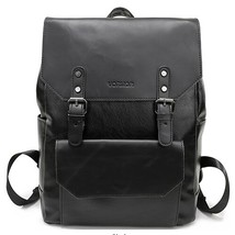 VORMOR Simple Large Capacity Leather Backpack For Travel Office Men Backpack Fas - £56.42 GBP