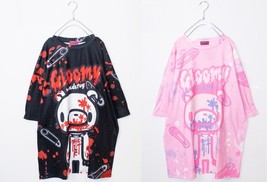 GOTH EMO PUNK Rock, Rocker, Oversized Gloomy Bear Black/Red or Pink XXL ... - £40.05 GBP