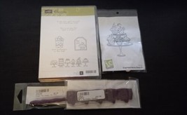 Stampin&#39; Up Rubber Stamp Set Birthday Bakery Endless Creations Birthday Candle - £9.15 GBP