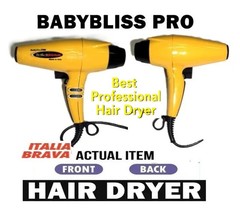 ?BABYLISS Pro Italia Brava➕? HAIR DRYER Professional Ferrari Yellow?BUY ... - $1,840.56 MXN