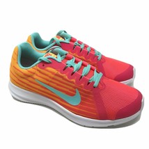 Nike Downshifter 8 Fade Running Shoes Red &amp; Green Size 5 Nice NEW In Box Girl&#39;s - £33.80 GBP