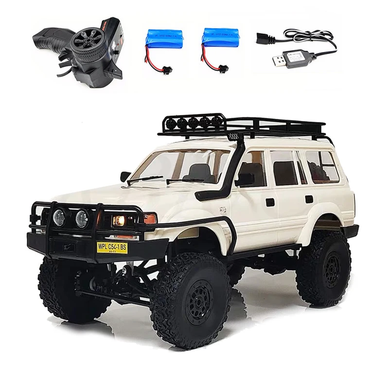 RC Off-Road Vehicle C54-1 RC Rock Crawlers 4x4 1/16  RC Pickup High Speed Fast - £64.08 GBP+