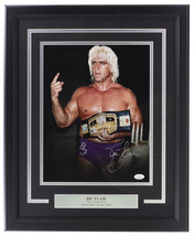 Ric Flair Signed Framed 11x14 WWE Photo JSA ITP - £144.84 GBP