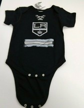 Los Angeles Kings Hockey Infant T-shirt With Snaps 18 Months Squirt Squad black - £9.32 GBP