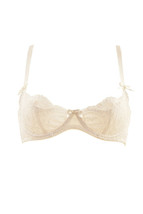 L&#39;agent By Agent Provocateur Womens Vanessa Demi Bra Lace White Size S - £32.68 GBP