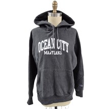 VTG 80s 90s Champion Reverse Weave Char Gray Cotton/Poly Ocean City Hood... - $3,682.91 MXN