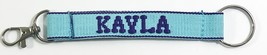 KAYLA Personalized Keychain Purple / Blue - $9.89