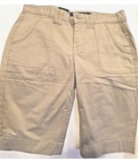 Calvin Klein Women&#39;s Stretch Bermuda Shorts  Rattlesnake Tan Sz 2 - £15.81 GBP