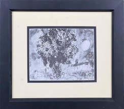 Marc Chagall Bouquet Devant Saint Paul Unsigned Open Lithograph - £194.69 GBP