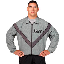 Us Army Ipfu Pt Physical Training Rain Snow Gray Jacket Reflective All Sizes - £29.02 GBP+