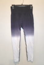 Zyia Active Sz Small Black/White Ombre High-Rise Performance Leggings - $269.89 MXN