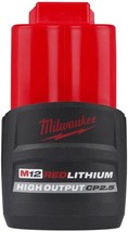 Milwaukee 48-11-2425 M12 Redlithium High Output Cp 2.5Ah Battery. - $46.93