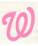 Pink Washington Nationals fire helmet window decal sticker up to 12 inches - £2.70 GBP+