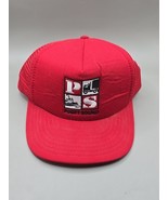 Men&#39;s PUGET SOUND- Red Snapback Mesh Back Trucker Hat Cap-Fits All - $17.52 CAD