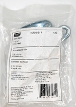 National Corner Braces 1 By 3/4&quot; Zinc Plated Steel 4 Pack N234-617 - £6.27 GBP