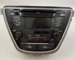 2013 Hyundai Elantra AM FM CD Player Radio Receiver OEM D02B39020 - £95.98 GBP