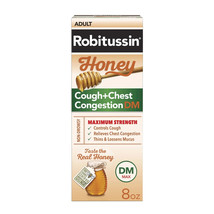 Robitussin Max Strength Cough Congestion DM and Cold, Honey, 8 Fl Oz Exp... - £12.23 GBP