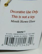 Ganz EX24074 Joy to the World Wine Bottle Glass Mouth Blown Ornament image 5