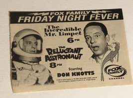 The Reluctant Astronaut Tv Guide Print Ad Don Knotts TPA11 - £4.64 GBP