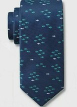 Goodfellow &amp; Co™ ~ SHARKS Necktie ~ Medium Blue ~ 58&quot; Long x 2.75&quot; Width - £14.91 GBP
