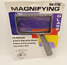 Handheld Reading Magnifying Glass 4x Rectangular 4&quot;X 2&quot;  NEW US SELLER s... - £10.82 GBP