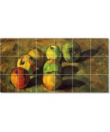 Paul Cezanne Fruit Vegetables Painting Ceramic Tile Mural BTZ22212 - $246.18 CAD+