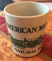 EUC VTG American Museum of Natural History Off White Mug Green Detail - $24.75