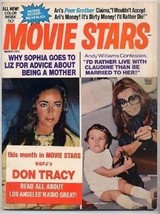 Movie Stars Magazine March 1971 Liz Taylor Sophia Loren - £10.90 GBP