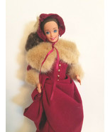 Hallmark Victorian Elegance Ice Skating Barbie Doll  - $20.50 CAD