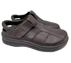 Birkenstock Brown Tatami Size 42 Mens 9Leather Slip-On Sling Sandals - £42.79 GBP