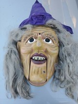 Gemmy Halloween Witch Greeter Animated Eyes light-mouth opens sings &quot;Evil Ways&quot; - £23.74 GBP